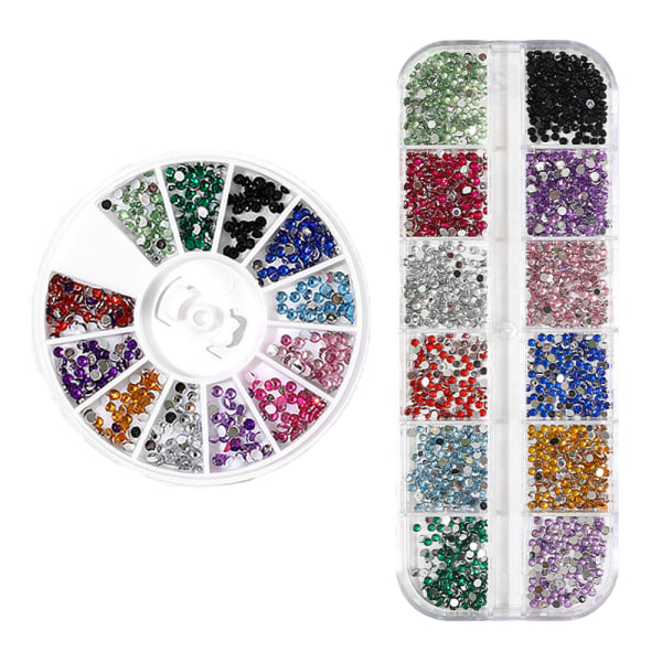 Nail Art Rhinestones, Nails Diamond Kits for Women Nail Crystals