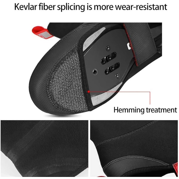 1 Par Unisex Sykkel Overtrekk Varme Overtrekk for Sykling F