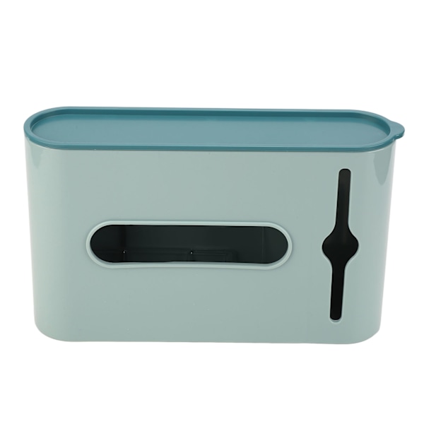 Matvarupåse Dispenser Synligt Fönster Design Stor Kapacitet Dammtätt Lock Plastpåse Organizer för Kök Sovrum Grön
