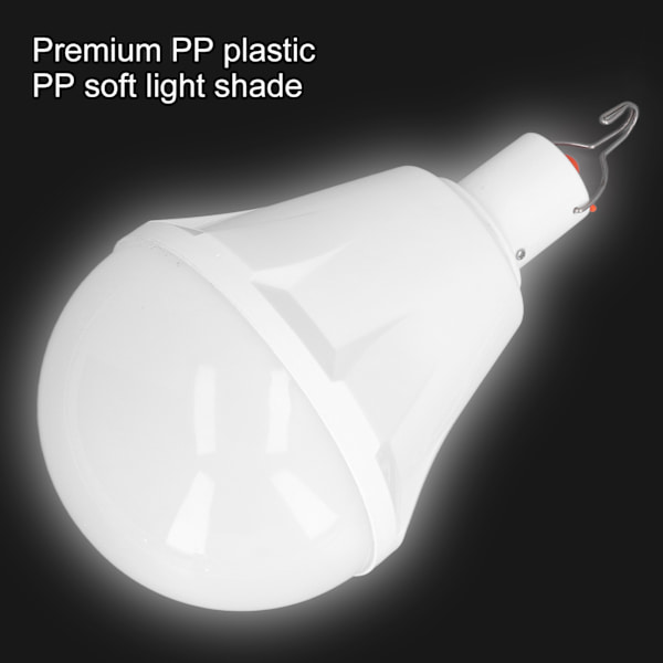 LED-lamppu Hätävalo USB-ladattava Irrotettava Ulko- ja Kotivalaistus