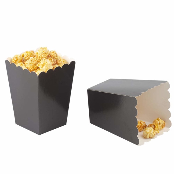 Popcornlådor Kartongbehållare för festtillbehör, förpackning om 10