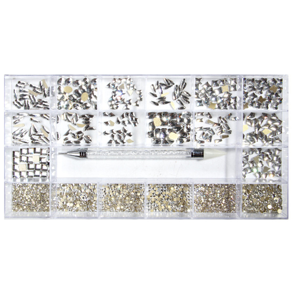 Neglekrystaller Rhinestones, Neglekunst Rhinestones, til Neglekunst DIY Håndværk