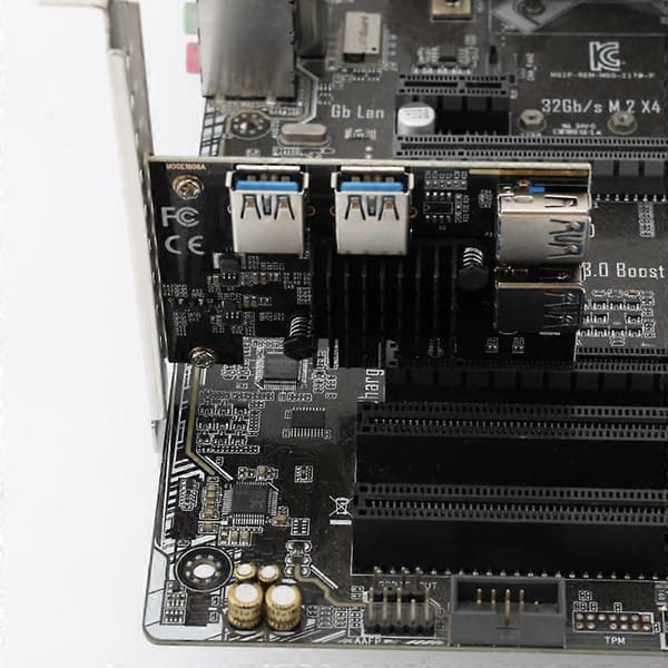 PCIe till PCI-Express adapter 4X till 4 PCI-e USB 3.0 Mining Riser expansionskort