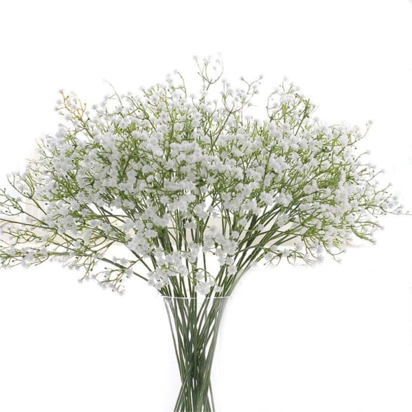 Konstgjorda blommor 9 st 21\" Gypsophila falska växter bröllop
