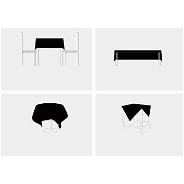 Quaste Tischdecke Kariert Baumwolle und Leinen Tischtuch Couchti
