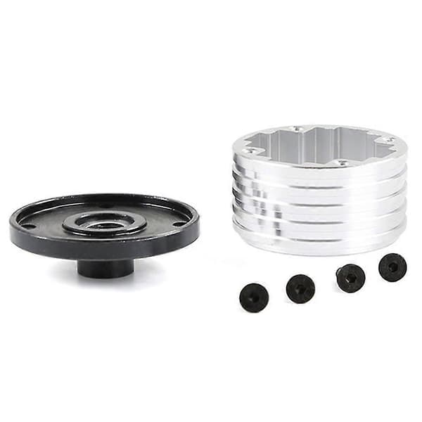 Differentialhus i aluminium för Losi 5t, kmx2, rovan, slt Rc-delar, silver