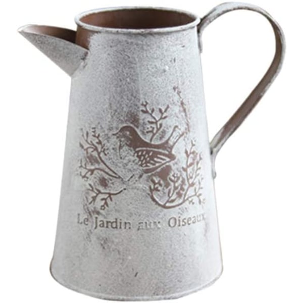 Rustik Vas Fransk Stil Landlig Primitiv Krukke Vintage Tin