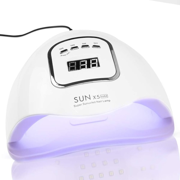 UV LED-nagellampa, 150W snabbhärdande professionell nagellackstork för manikyr och pedikyr, autosensor bärbar gellampa för hem och salong