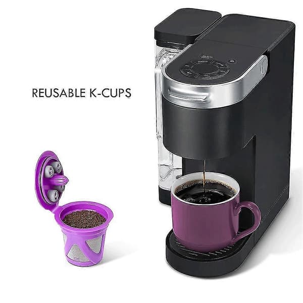 Gjenbrukbar K-kopp Kompatibel med Enkel Servering Kaffemaskin Påfyllbare K-kopper Kaffefiltre,b