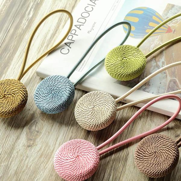 2 kpl Magneettiset Verhotarrat, Iskunvapaat Koristeelliset Verhotarrat