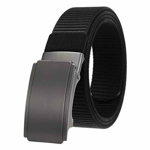 Elastisk Stræk Golfbælte, 2-pak Nylon Ratchet Bælte Herrebælter Casual, Justerbar Trim Til Pasform