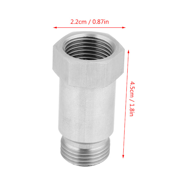 2 kpl O2-happisensori-sovitinjatka M18-1.5 x 45mm