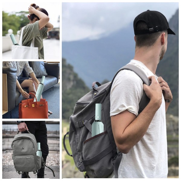 Foldbar omvendt paraply