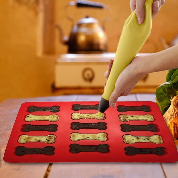 Sæt med 2 silikone bageforme Genanvendelige bagekopper BPA fri - perfekt til børn og voksne