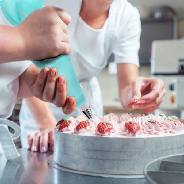 Kakepyntingsutstyr for baking med gjenbrukbare sprøyteposer