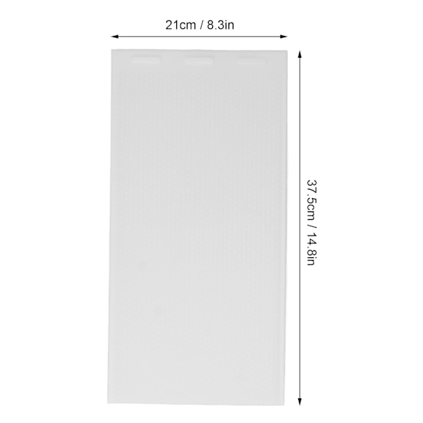 2 stk. 5,4 mm Silikon Bivokspladeform Bivokspladepresseform Biavl Tilbehør