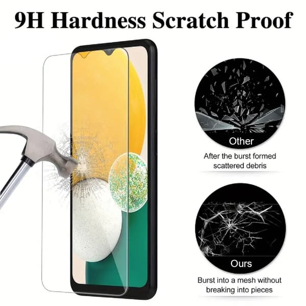 [2-PACK] Egnet for Samsung A13 4G skjermbeskytter i herdet glass