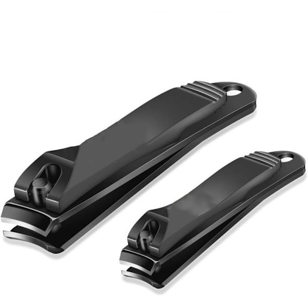 Nagelklippare Set - 2 Pack Rostfritt Stål, Professionella Fingernagel- och Tånagelklippare för Tjocka Naglar