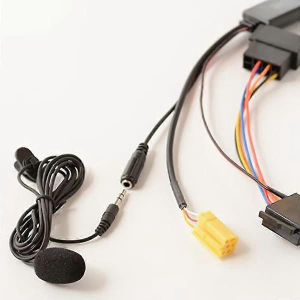 Bil Mikrofon Håndfri Radio Aux Input Adapter Stereo Bluetooth Aux Lydkabel Til