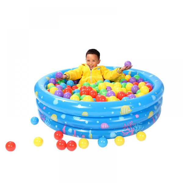 Paddlingpool för barn, 51 tum rund uppblåsbar barnpool, baby simbassäng, barns utomhus trädgård vattenlek pool för barn
