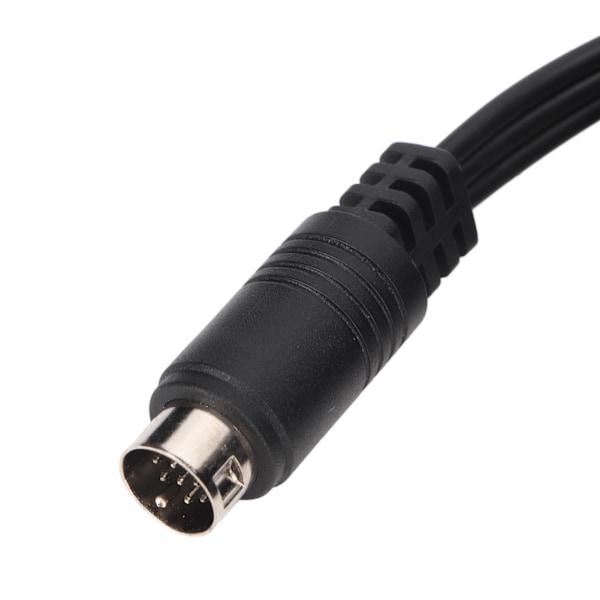 Mini DIN 9-pin til 3 RCA-kabel Hann til Hann Nikkelbelagt Lyd Video Komposittkabel for TV AV-mottaker Monitor 5,9 fot