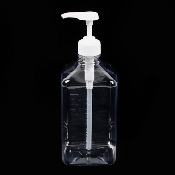 1600ml Enkle Trykkpumpeflasker Tomme Sirup Ketchup Sauser Krydderbeholdere Klemflaske