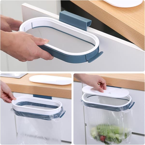 2 stk. søppelposeholder, hengende søppelposeholder veggmontering A