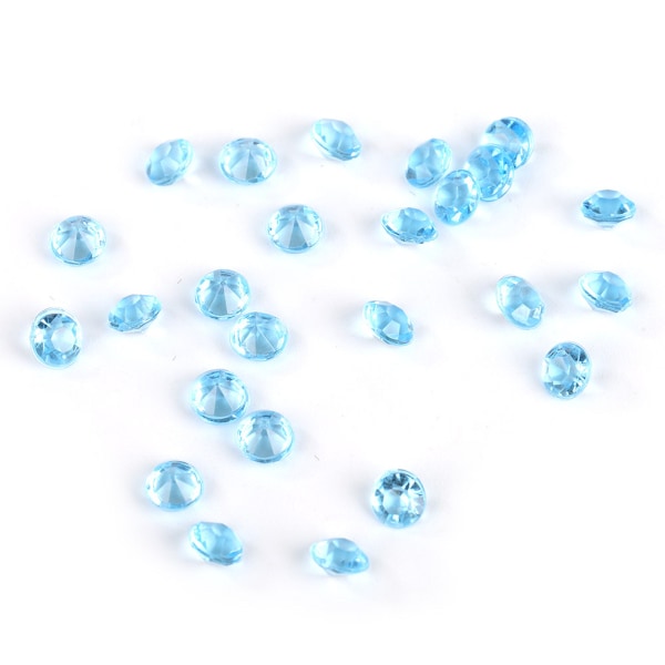 5000 stk. DIY Spidse Akryl Diamant Konfetti Stene til Bryllup Fest (Lyseblå)