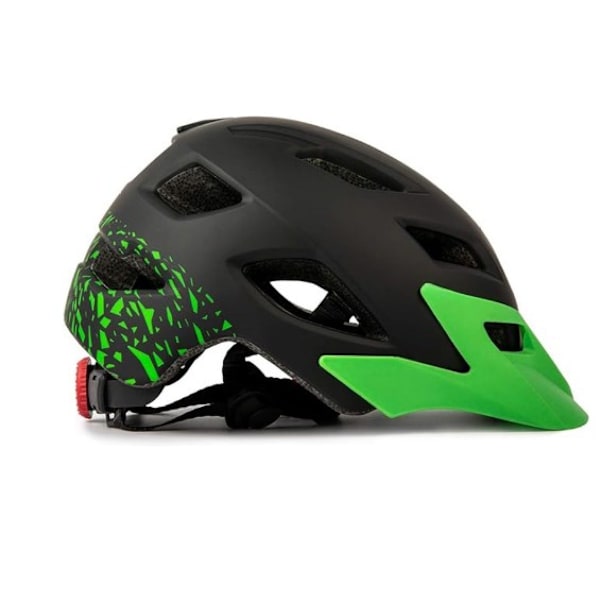 Kid Cycling Helmet Comfortable Breathable Electric Safety Bike Helmets for Boys Girls Black Green