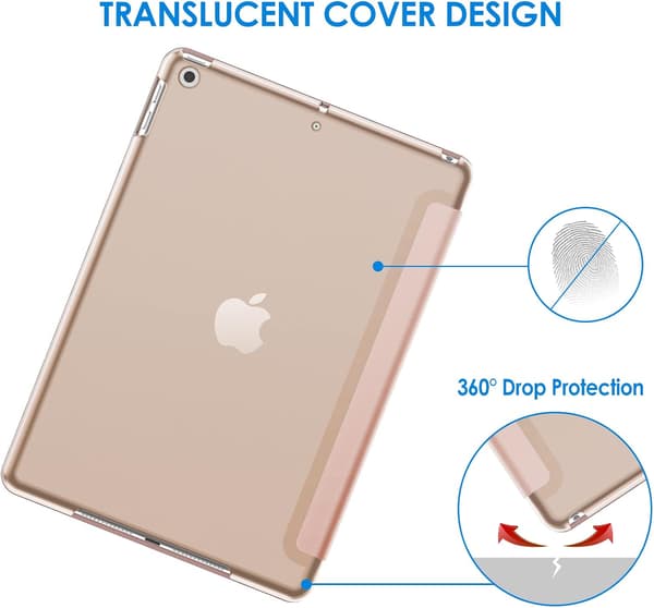 Etui til iPad 10,2-tommer (2021/2020/2019 model, 9./8./7. generation), Auto Vågn/Sov Cover