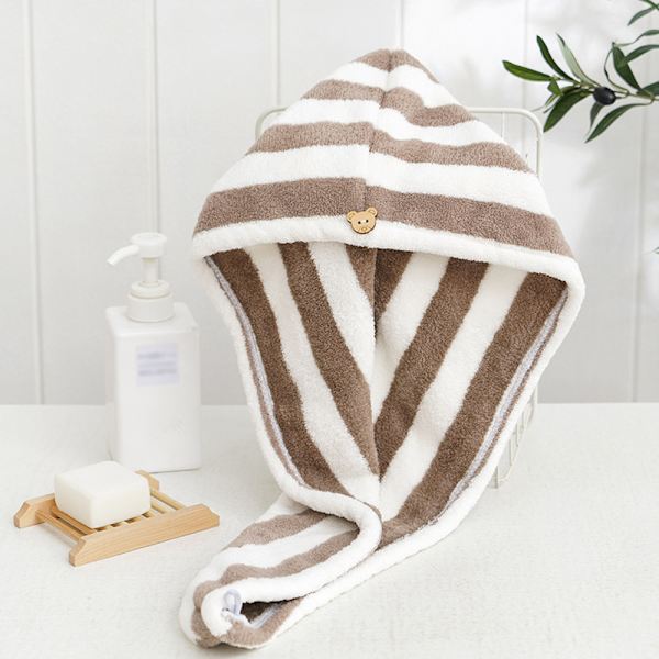 2-pack mikrofiberhårhandduk wrap turban, snabb torkning av hårtorkning till