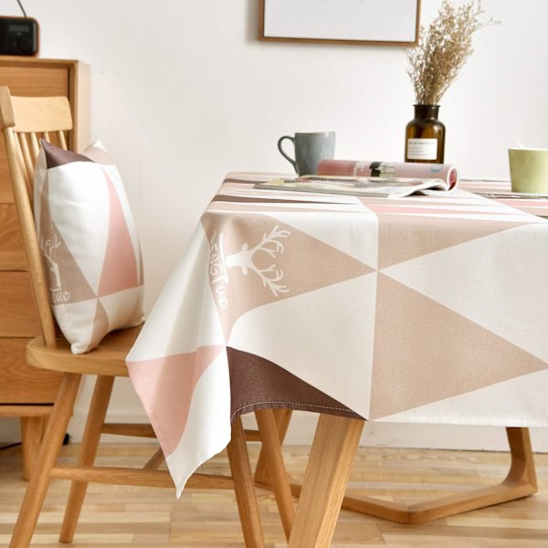 Menn's Slim-Fit Langarmet Rutete Poplin Skjorte