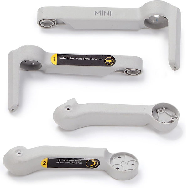 Original OEM Body Arm Shell (Uden Motor) Komponent Reparations Reservedele til DJI Mini 2 Drone