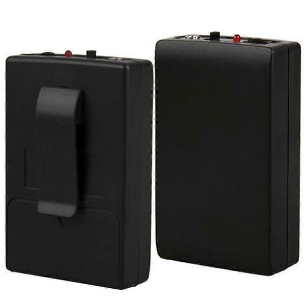 Trådløs sender mottaker Lavalier Lapel Clip Mic Scenemikrofonsystem