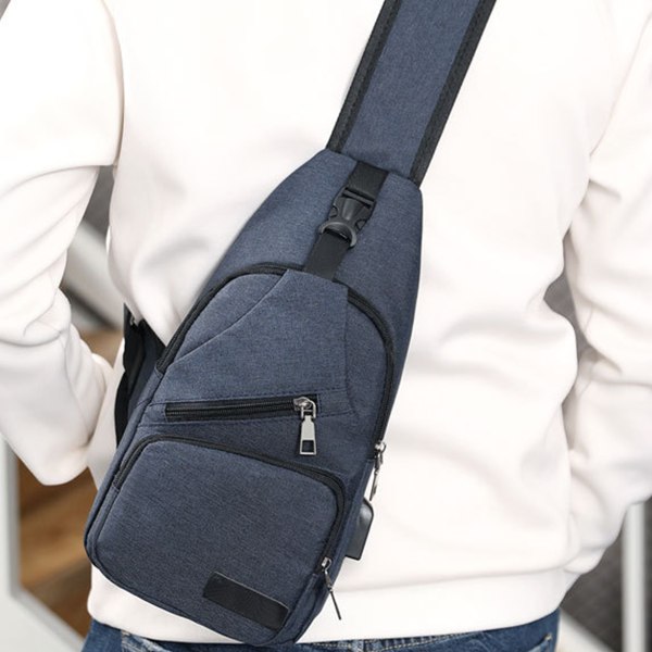 Sling Ryggsäck Multifunktionell Crossbody Väska Sling Väska Dagryggsäck