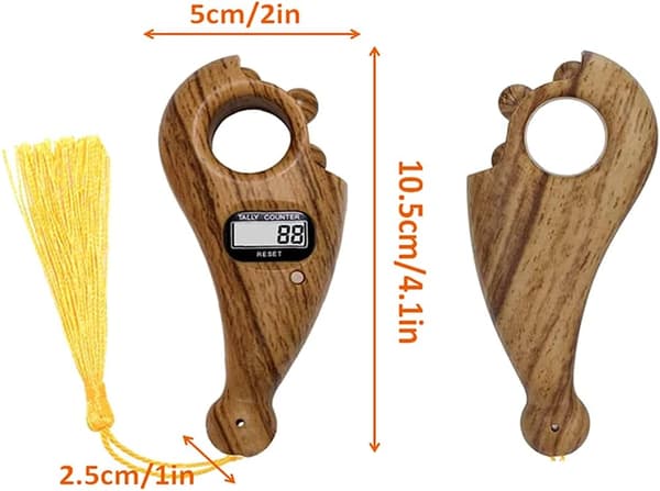 3 stk. Digital Perleteller, Buddha Perleteller, Digital Fingerteller