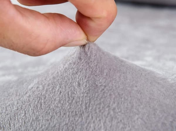 Tykt elastisk ensfarget fløyelsdeksel for 1, 2, 3 eller 4-seters sofaer, li