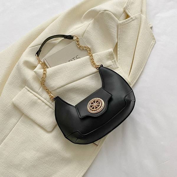 Fashion enkel nisch underarm väska konstläder liten väska liten väska crossbody väska dam