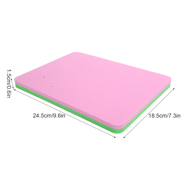 Fondant-sienipehmuste 5 reiällä, suorakaiteen muotoinen, kakkukukkien kuivatusmatto, mallinnustyökalu