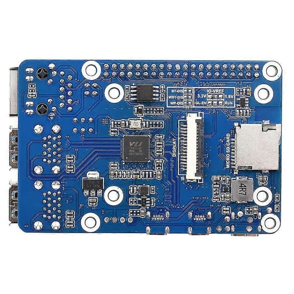 Cm4 Til Pi4b Utvidelseskort 4-veis Usb3.0+rj45 Gigabit Ethernet-port Cm4 Til Pi4 Adapter For 4b Kort