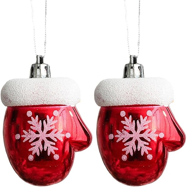 Festlig Förpackning: Mini Julgranskulor, Julgransprydnader Med Munblåsta Glas Julgranskulor, Elegant Dekor För Ditt Julhem