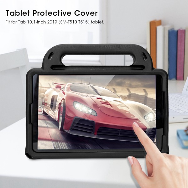 Tablet-fodral EVA-skyddsfodral Passar till Tab 10,1 tum SMT510/T515 2019 (Svart )