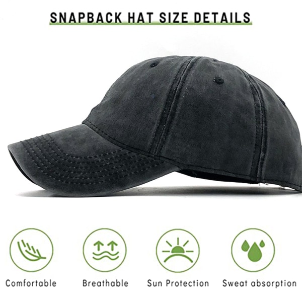 Unisex Baseball-lippis Vintage Cape Miesten ja Naisten Basecap