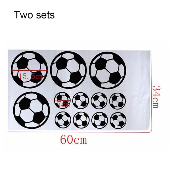 Fodbold Stickers til Væggen til Børneværelser Soveværelse Fodbold Fa