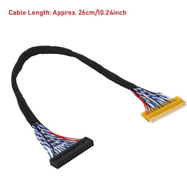 5PCS 30Pin LVDS-kabel 2-kanals 8-bit stöd 1280x1024 fpr 17/19 tum TFT LCD-panel