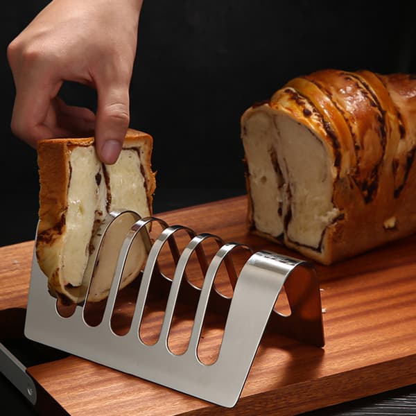 Brödkorg i stålplåt för 4 skivor, smörgåsgrill