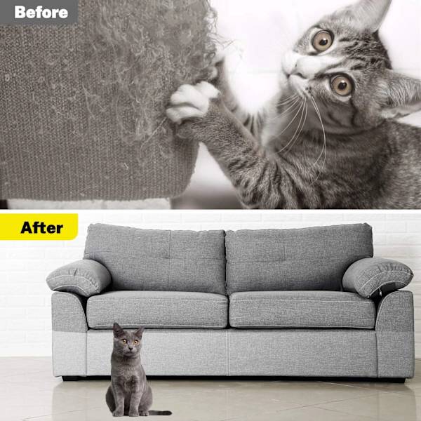 Katt Sofaskrape Tape Skrapestolpe Møbelbeskyttelse Sofa