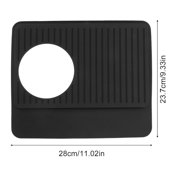 Kaffe Maskine Anti-Skrid Pad Silikon Kaffe Maskine Tilbehør Top Pad til Breville 870 Sort