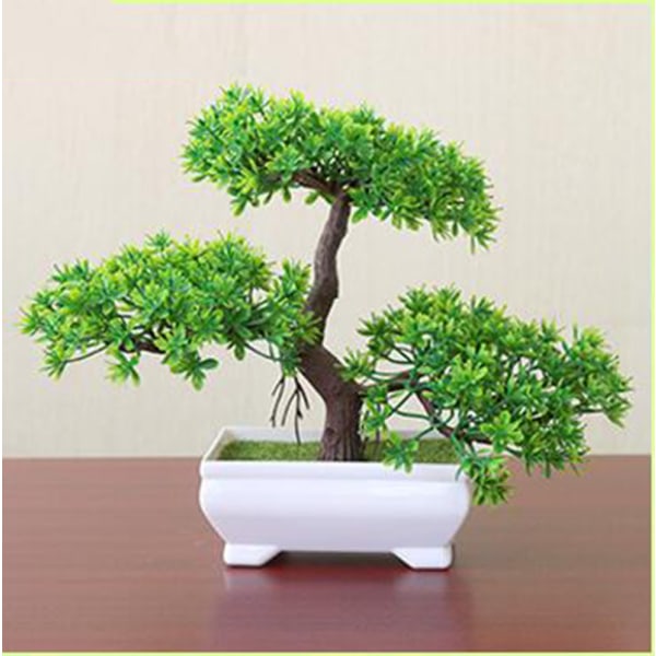 Den Nyeste Begrønning Kiefer Bonsai Simulation Kunstig Potteplante