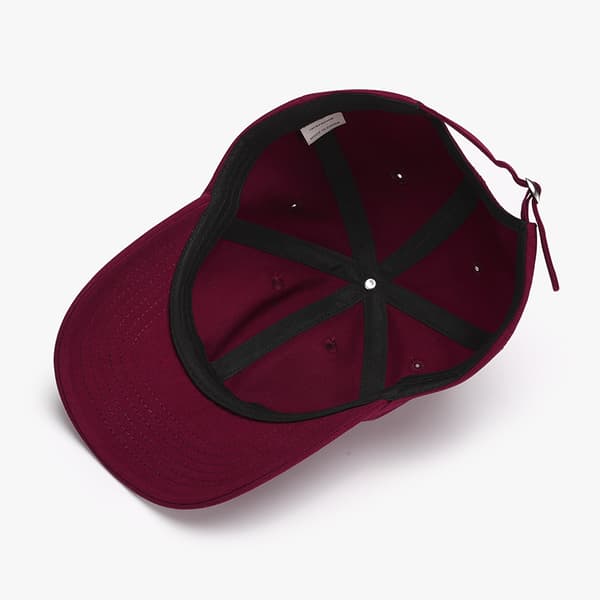 Hatter for menn, klassisk lav profil, justerbar stropp bak, bomull, pappa
